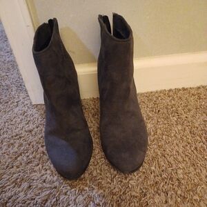 American Eagle Gray High Heels Boots
